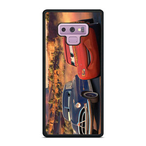 LIGHTNING MCQUEEN AND DOG HUDSON CARS Samsung Galaxy Note 9 Case Cover LIGHTNING MCQUEEN AND DOG HUDSON CARS Samsung Galaxy Note 9 Case Cover