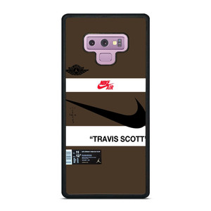 NIKE AIR JORDAN TRAVIS SCOTT BROWN Samsung Galaxy Note 9 Case Cover NIKE AIR JORDAN TRAVIS SCOTT BROWN Samsung Galaxy Note 9 Case Cover