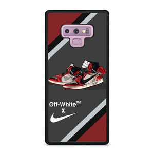 NIKE SWOOSH AIR JORDAN HIGH OFF WHITE Samsung Galaxy Note 9 Case Cover