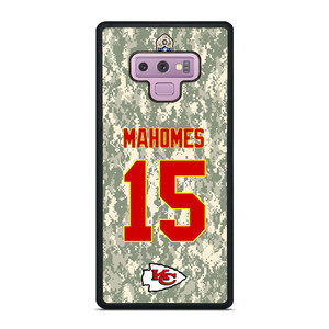 PATRICK MAHOMES KANSAS CITY CHIEFS CAMO KIT Samsung Galaxy Note 9 Case Cover