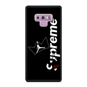 SUPREME AIR JORDAN CROWN Samsung Galaxy Note 9 Case Cover SUPREME AIR JORDAN CROWN Samsung Galaxy Note 9 Case Cover