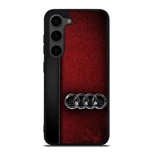 AUDI LOGO LEATHER Samsung Galaxy S23 Plus Case Cover AUDI LOGO LEATHER Samsung Galaxy S23 Plus Case Cover