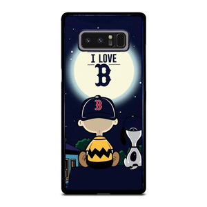 BOSTON RED SOX CHARLIE BROWN SNOOPY Samsung Galaxy Note 8 Case Cover BOSTON RED SOX CHARLIE BROWN SNOOPY Samsung Galaxy Note 8 Case Cover