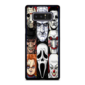 HORROR MOVIES CHARACTERS COLLAGE 2 Samsung Galaxy Note 8 Case Cover HORROR MOVIES CHARACTERS COLLAGE 2 Samsung Galaxy Note 8 Case Cover