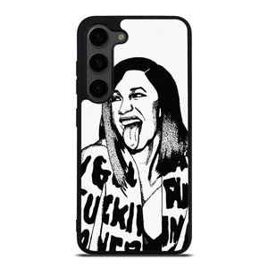 CARDI B CARTOON ILLUSTRATION Samsung Galaxy S23 Plus Case Cover CARDI B CARTOON ILLUSTRATION Samsung Galaxy S23 Plus Case Cover
