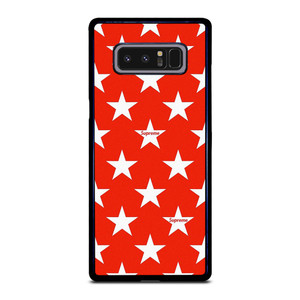 SUPREME STARS PATTERN RED Samsung Galaxy Note 8 Case Cover