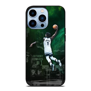 ANTHONY EDWARDS MINNESOTA TIMBERWOLVES NBA DUNK iPhone 13 Pro Max Case Cover