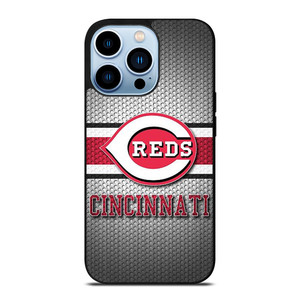 CINCINNATI RED BASEBALL METAL LOGO iPhone 13 Pro Max Case Cover