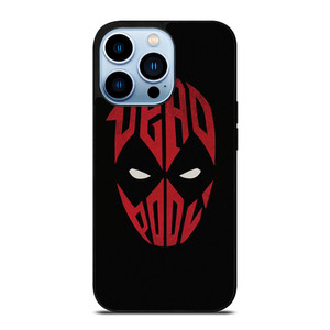 DEADPOOL MARVEL TYPOGRAPHY ART iPhone 13 Pro Max Case Cover