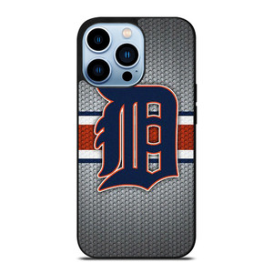 DETROIT TIGERS METAL LOGO iPhone 13 Pro Max Case Cover