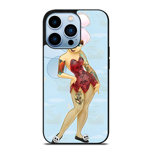 DISNEY TINKERBELL GOTHIC TATOOED CARTOON iPhone 13 Pro Max Case Cover