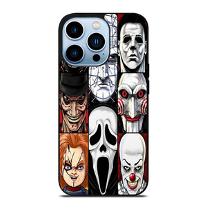 HORROR MOVIES CHARACTERS COLLAGE 2 iPhone 13 Pro Max Case Cover