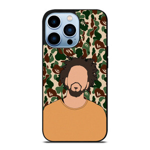 J COLE RAPPER BAPE CAMO iPhone 13 Pro Max Case Cover