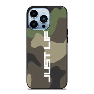 JUST LIFT FITNESS CAMO LOGO iPhone 13 Pro Max Case Cover