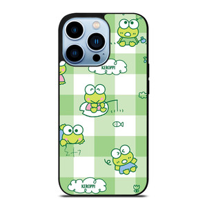 KEROPPI CARTOON TARTAN PATTERN iPhone 13 Pro Max Case Cover