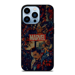 MARVEL COMICS HALFTONE COLLAGE iPhone 13 Pro Max Case Cover