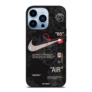 NIKE OFF WHITE FLORAL LOGO iPhone 13 Pro Max Case Cover NIKE OFF WHITE FLORAL LOGO iPhone 13 Pro Max Case Cover
