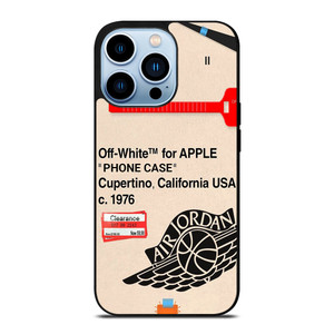 OFF WHITE AIR JORDAN APPLE iPhone 13 Pro Max Case Cover OFF WHITE AIR JORDAN APPLE iPhone 13 Pro Max Case Cover