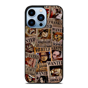 ONE PIECE WANTED POSTER COLLECTION iPhone 13 Pro Max Case Cover