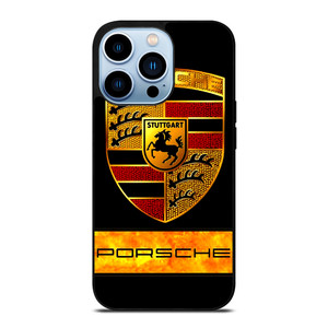 PORSCHE GOLD EMBLEM iPhone 13 Pro Max Case Cover