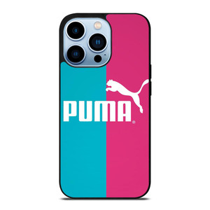 PUMA BLUE PINK LOGO iPhone 13 Pro Max Case Cover PUMA BLUE PINK LOGO iPhone 13 Pro Max Case Cover