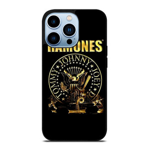 RAMONES ROCK BAND GOLD LOGO iPhone 13 Pro Max Case Cover