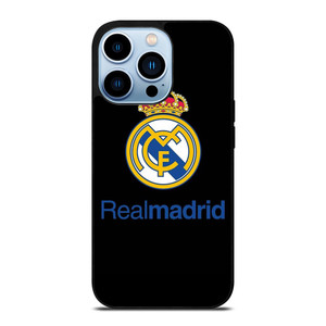 REAL MADRID FOOTBALL BLACK LOGO iPhone 13 Pro Max Case Cover REAL MADRID FOOTBALL BLACK LOGO iPhone 13 Pro Max Case Cover