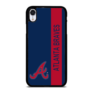 ATLANTA BRAVES BASEBALL STRIPE SYMBOL iPhone XR Case Cover