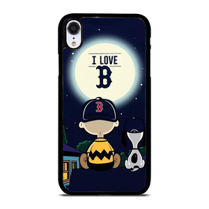 BOSTON RED SOX CHARLIE BROWN SNOOPY iPhone XR Case Cover