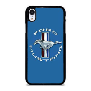 FORD MUSTANG LOGO BLUE ICON iPhone XR Case Cover FORD MUSTANG LOGO BLUE ICON iPhone XR Case Cover