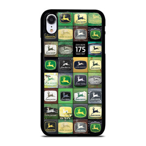 JOHN DEERE EMBLEM COLLAGE iPhone XR Case Cover JOHN DEERE EMBLEM COLLAGE iPhone XR Case Cover