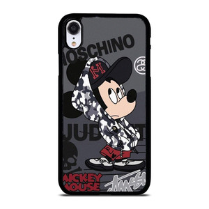 MICKEY MOUSE MOSCHINO iPhone XR Case Cover MICKEY MOUSE MOSCHINO iPhone XR Case Cover