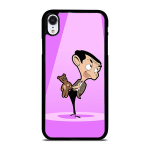 MR BEAN AND TEDDY BEAR CARTOON iPhone XR Case Cover MR BEAN AND TEDDY BEAR CARTOON iPhone XR Case Cover