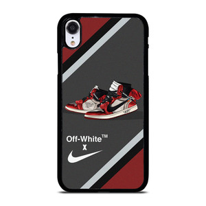 NIKE SWOOSH AIR JORDAN HIGH OFF WHITE iPhone XR Case Cover NIKE SWOOSH AIR JORDAN HIGH OFF WHITE iPhone XR Case Cover
