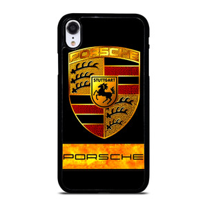 PORSCHE GOLD EMBLEM iPhone XR Case Cover PORSCHE GOLD EMBLEM iPhone XR Case Cover
