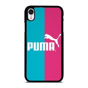 PUMA BLUE PINK LOGO iPhone XR Case Cover PUMA BLUE PINK LOGO iPhone XR Case Cover