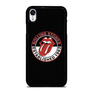 ROLLING STONES BAND BADGES iPhone XR Case Cover ROLLING STONES BAND BADGES iPhone XR Case Cover