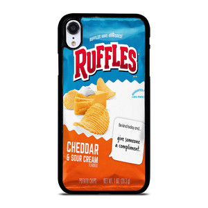 RUFFLES POTATO CHIPS CHEDDAR iPhone XR Case Cover RUFFLES POTATO CHIPS CHEDDAR iPhone XR Case Cover