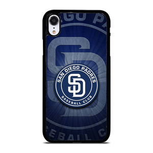 SAN DIEGO PADRES BASEBALL METAL LOGO iPhone XR Case Cover