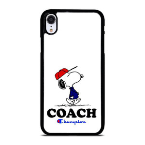 SNOOPY COACH CHAMPION LOGO iPhone XR Case Cover