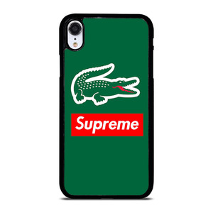 SUPREME X LACOSTE LOGO iPhone XR Case Cover SUPREME X LACOSTE LOGO iPhone XR Case Cover