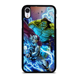THOR VS HULK MARVEL CARTOON iPhone XR Case Cover