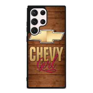 CHEVY GIRL WOOD LOGO Samsung Galaxy S23 Ultra Case Cover
