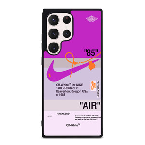 NIKE AIR JORDAN 1 OFF WHITE PURPLE Samsung Galaxy S23 Ultra Case Cover NIKE AIR JORDAN 1 OFF WHITE PURPLE Samsung Galaxy S23 Ultra Case Cover