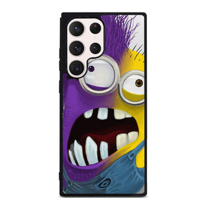 PURPLE HALF MINION CARTOON Samsung Galaxy S23 Ultra Case Cover PURPLE HALF MINION CARTOON Samsung Galaxy S23 Ultra Case Cover