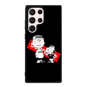 SUPREME SNOOPY AND CHARLIE BROWN Samsung Galaxy S23 Ultra Case Cover