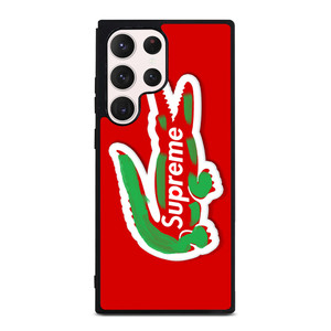 SUPREME X LACOSTE SYMBOL Samsung Galaxy S23 Ultra Case Cover