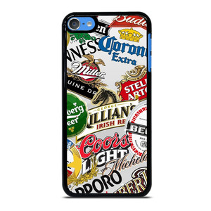 BEER WHISKEY LOGO COLLAGE iPod 7 Case Cover BEER WHISKEY LOGO COLLAGE iPod 7 Case Cover