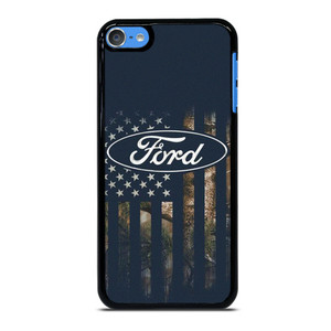 FORD CAR USA FLAG SILHOUETTE iPod 7 Case Cover FORD CAR USA FLAG SILHOUETTE iPod 7 Case Cover