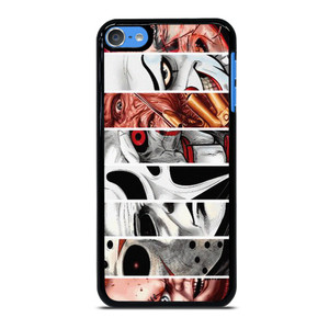 HORROR MOVIES CHARACTERS COLLAGE iPod 7 Case Cover HORROR MOVIES CHARACTERS COLLAGE iPod 7 Case Cover